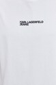 Karl Lagerfeld Jeans pamut póló 241D1702 fehér