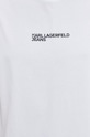 Karl Lagerfeld Jeans pamut póló 241D1702 fehér