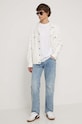 Karl Lagerfeld Jeans t-shirt bawełniany 241D1705 biały SS24