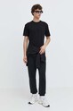 Хлопковая футболка Karl Lagerfeld Jeans 241D1705 чёрный SS24