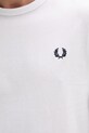 Fred Perry t-shirt bawełniany Ringer T-Shirt M3519.100 biały