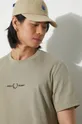 Bavlnené tričko Fred Perry Embroidered T-Shirt Pánsky