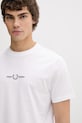 Fred Perry t-shirt bawełniany biały M4580.100