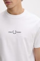 Fred Perry t-shirt bawełniany M4580.100 biały