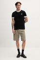 Памучна тениска Fred Perry Taped Ringer M4620.102 черен SS26