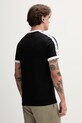 Odzież Fred Perry t-shirt bawełniany Taped Ringer M4620.102 czarny