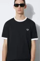 Fred Perry tricou din bumbac Taped Ringer De bărbați