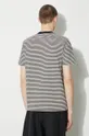 Fred Perry cotton t-shirt Fine Stripe Heavy Weight Tee 100% Cotton