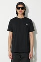 Clothing Fred Perry cotton t-shirt Rear Powder Laurel Graphic Tee M7784.102 black