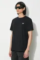 nero Fred Perry t-shirt in cotone Rear Powder Laurel Graphic Tee