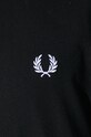 Fred Perry cotton t-shirt Rear Powder Laurel Graphic Tee M7784.102