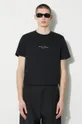 μαύρο Βαμβακερό μπλουζάκι Fred Perry Graphic Print T-Shirt