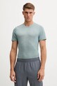 Under Armour t-shirt do biegania Seamless Stride turkusowy 1375692