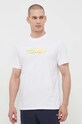 Karl Lagerfeld t-shirt bawełniany nadruk biały 241M2205