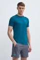 Under Armour t-shirt treningowy HG Armour z elastanem zielony 1383320