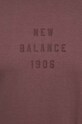 New Balance t-shirt bawełniany MT41519LIE MT41519LIE fioletowy