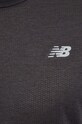 New Balance tricou de antrenament Athletics MT41253BK negru