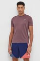 New Balance t-shirt treningowy MT41253LRC fioletowy MT41253LRC