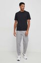 Pamučna majica New Balance MT41533BK crna SS24