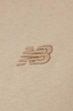 New Balance t-shirt bawełniany MT41533SOT MT41533SOT beżowy