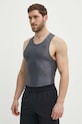 Under Armour t-shirt treningowy HG Iso-Chill Compression z elastanem szary 1365225