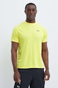 Under Armour t-shirt treningowy Tech Textured pozostałe żółty 1382796