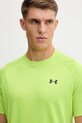 Under Armour t-shirt treningowy Tech Textured zielony 1382796