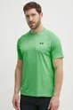 zelena Kratka majica za vadbo Under Armour Tech Textured Moški