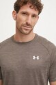 Tréningové tričko Under Armour Tech Textured hnedá 1382796