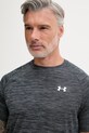 Under Armour tréningové tričko pánske Tech Textured sivá 1382796