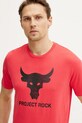 Μπλουζάκι προπόνησης Under Armour Project Rock κόκκινο 1383191