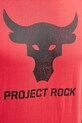 Μπλουζάκι προπόνησης Under Armour Project Rock 1383191 κόκκινο
