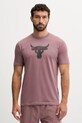 Under Armour t-shirt treningowy Project Rock pozostałe różowy 1383191