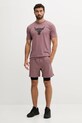 Μπλουζάκι προπόνησης Under Armour Project Rock 1383191 ροζ AW25