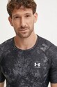 Тениска за трениране Under Armour HG IsoChill черен 1383774