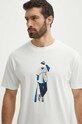 New Balance tricou din bumbac bej MT41577SST