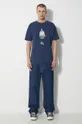 New Balance t-shirt in cotone blu