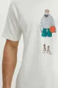 μπεζ Βαμβακερό μπλουζάκι New Balance