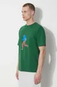 green New Balance cotton t-shirt