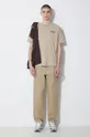 New Balance t-shirt in cotone beige