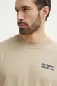 beżowy New Balance t-shirt bawełniany MT41588SOT