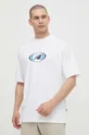 biały New Balance t-shirt MT41600WT