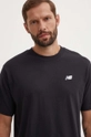 nero New Balance t-shirt in cotone Small Logo