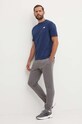 Βαμβακερό μπλουζάκι New Balance Small Logo MT41509NNY σκούρο μπλε AW24