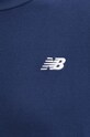 Βαμβακερό μπλουζάκι New Balance Small Logo σκούρο μπλε MT41509NNY