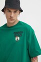 Хлопковая футболка New Era зелёный 60435523