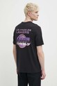 New Era t-shirt bawełniany czarny 60435486