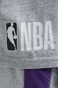 Bavlněné tričko New Era LOS ANGELES LAKERS 60435435 šedá