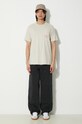 Universal Works tricou din bumbac Print Pocket Tee 30611.DRIFTWOOD bej SS24
