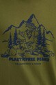 Pamučna majica The North Face NF0A87DXPIB1 zelena